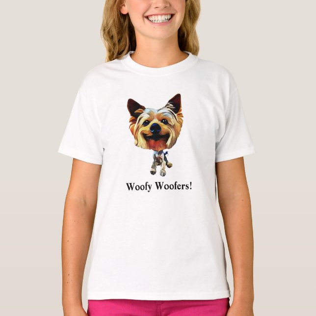 Camiseta de Chicas Terrier de Yorkshire (Anverso)