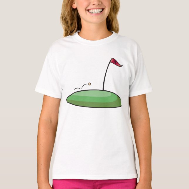 Camiseta de Chicas verdes del golf (Anverso)