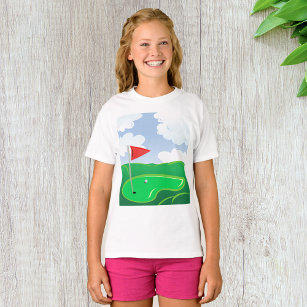 Camiseta de Chicas verdes en el campo de golf
