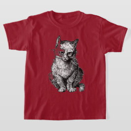 Camiseta de chico de gato Grumpy Cute