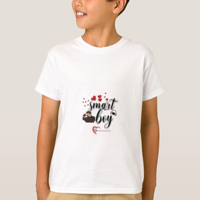 Camiseta de chico inteligente regaló a tu hijo (Anverso)