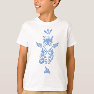 Camiseta de chicos con gato tribal genial