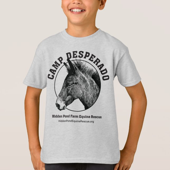 Camiseta de chicos del campamento Desperado (Anverso)