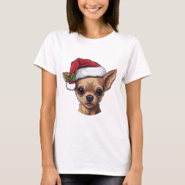 Camiseta de Chihuahua navidades - Tan