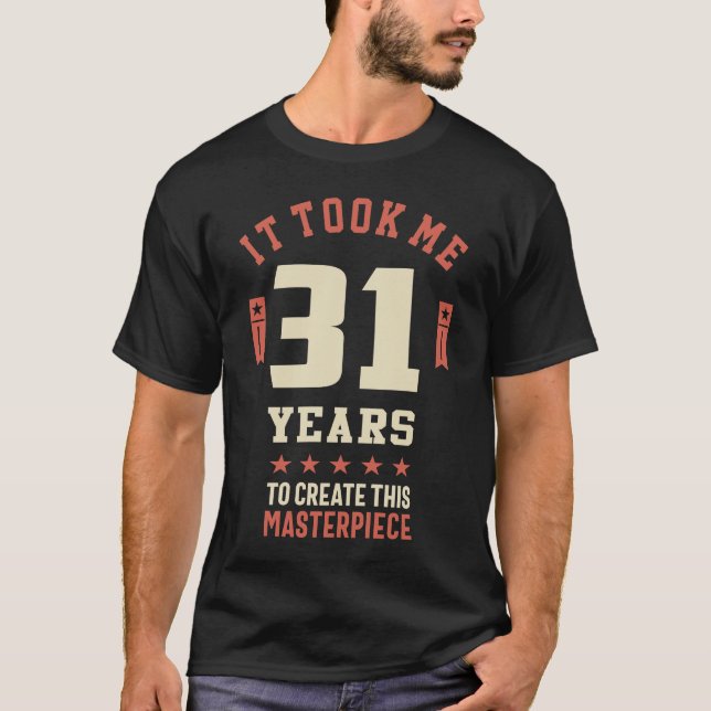 Camiseta de Chiste de 31 años 31 cumpleaños divert (Anverso)