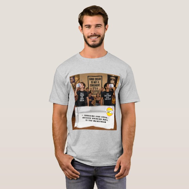 Camiseta de chistes de envoltorios de chicle (Anverso completo)