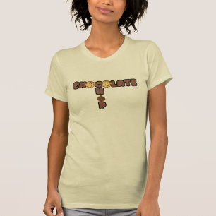 Camiseta de chocolate