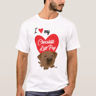 Camiseta de chocolate labrador