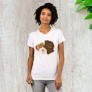 Camiseta de chocolate para mujeres