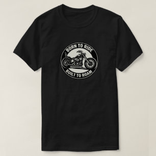 Camiseta de chopper Born to Ride Built to Roam