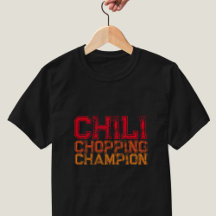 Camiseta de Chopping Champion Quote Foodie Lover