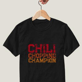 Camiseta de Chopping Champion Quote Foodie Lover