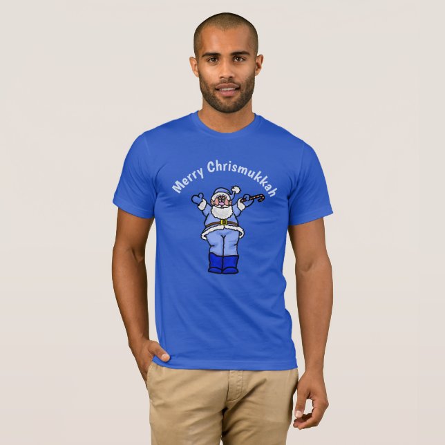 Camiseta de Chrismukkah Santa (Anverso completo)