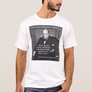 Camiseta de Churchill Enemigos Cita