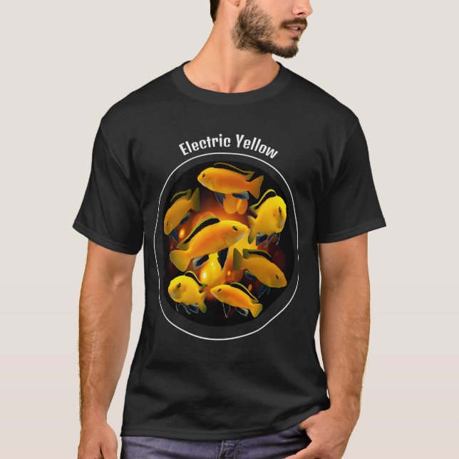 Camiseta de Cíclido Amarillo Eléctrico (Anverso)