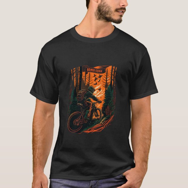 Camiseta de ciclismo de montaña para hombres (Anverso)
