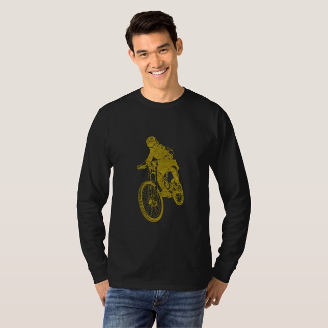 Camiseta de ciclista dorada (Anverso completo)