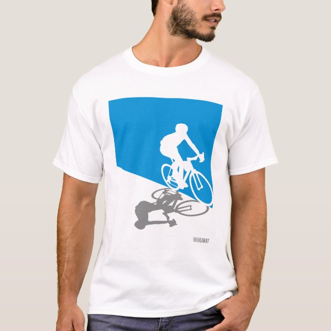 Camiseta de ciclo de la bici del camino (Anverso)