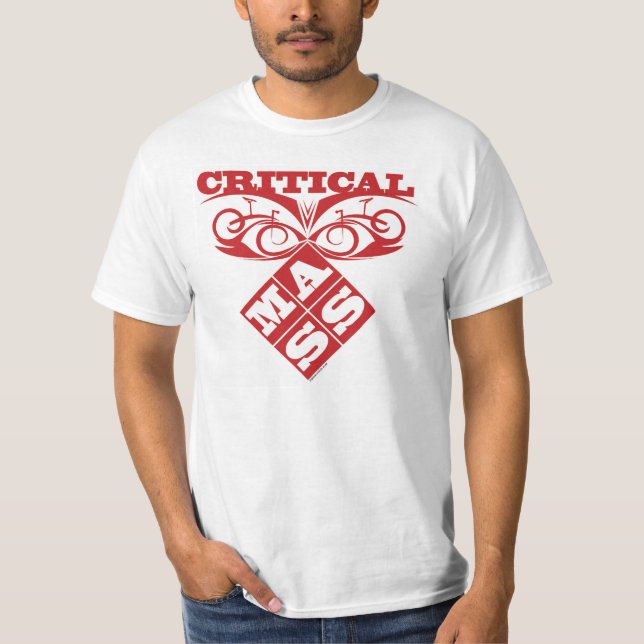 Camiseta de ciclo de la masa crítica (Anverso)