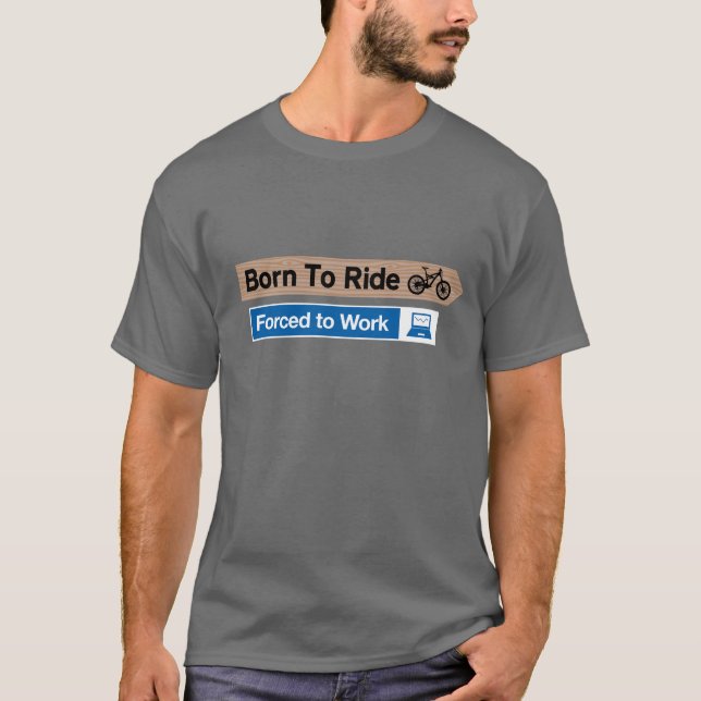 Camiseta de ciclo divertida (Anverso)