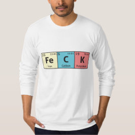 Camiseta de ciencia de la comedia 'Feck'