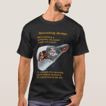 Camiseta de ciencia falsa - Diseño de nave espacia