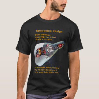 Camiseta de ciencia falsa - Diseño de nave espacia