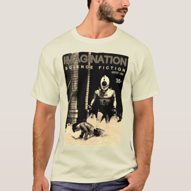 Camiseta de ciencia ficción de la IMAGINACIÓN de l (Anverso)