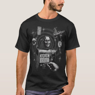Camiseta de ciencia ficción de la máquina de la fo