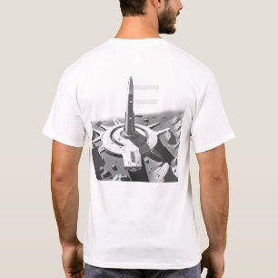 Camiseta de ciencia ficción que recorre el univers