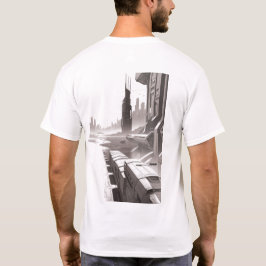 Camiseta de ciencia ficción que recorre el univers