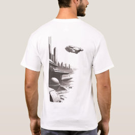 Camiseta de ciencia ficción que recorre el univers