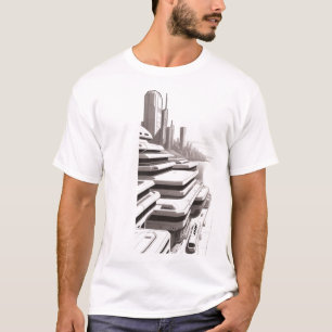 Camiseta de ciencia ficción que recorre el Univers