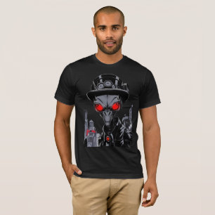 Camiseta de ciencia ficción Steampunk Alien Gentle