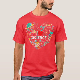 Camiseta de ciencia, me encantan las camisas de ci