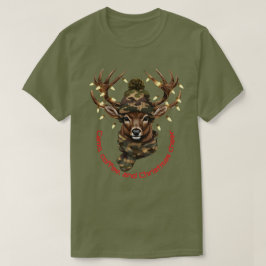 Camiseta de ciervo de Navidad