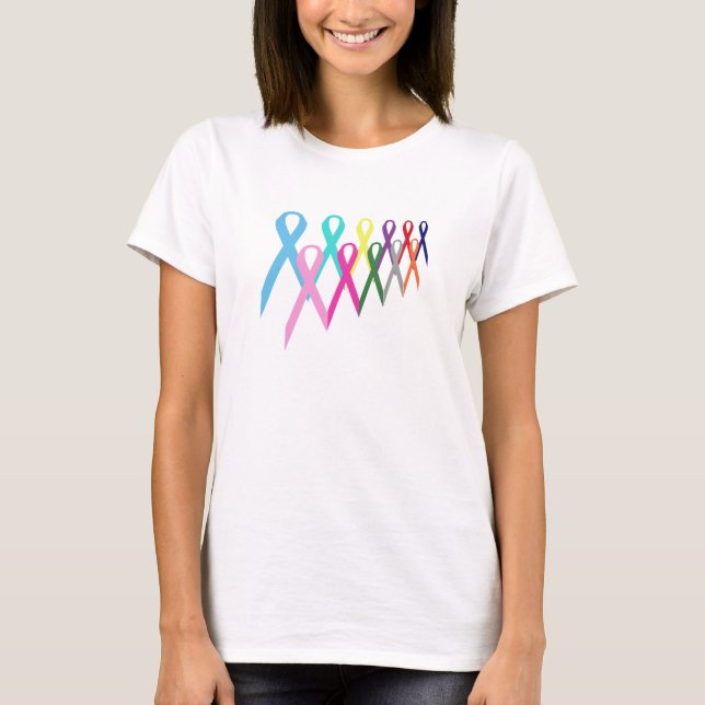 Camiseta de Cinta de Cáncer por Heard_ (Anverso)