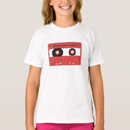 Camiseta de cinta de casete
