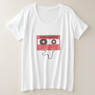 Camiseta de cinta de casete