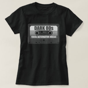 Camiseta de cinta de casete DARK 80s