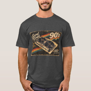 Camiseta de cinta de casete de buenos tiempos de l