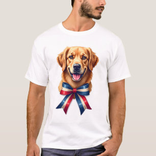 Camiseta de cinta gemela del Golden Retriever patr