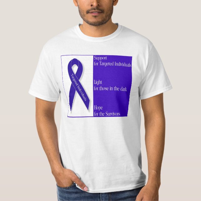 Camiseta de cinta índigo para hombres (Anverso)