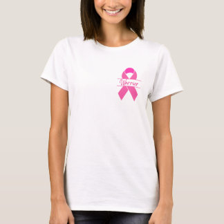 Camiseta De Cinta Rosa De Guerrero