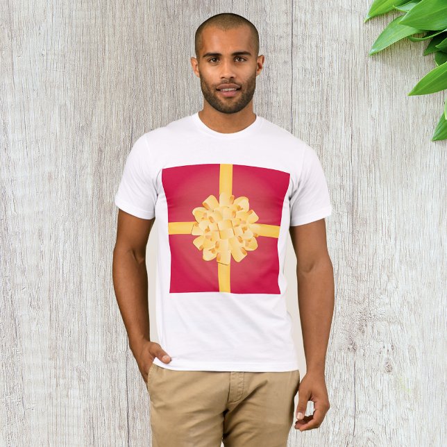 Camiseta De Cinta Y Bow Mens (Subido por el creador)