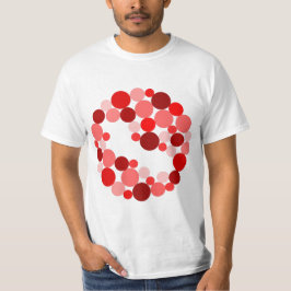 camiseta de círculo de burbujas