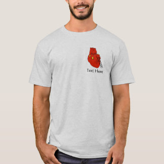 Camiseta de cirugía cardíaca