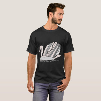 Camiseta de cisne Art Deco