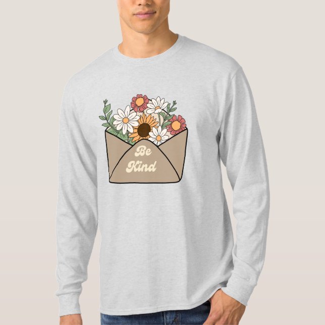 camiseta de cita amable en sobre de mensaje de flo (Anverso)