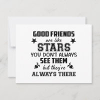 Camiseta de Cita de Amistad Buen Amigo Como Estrel